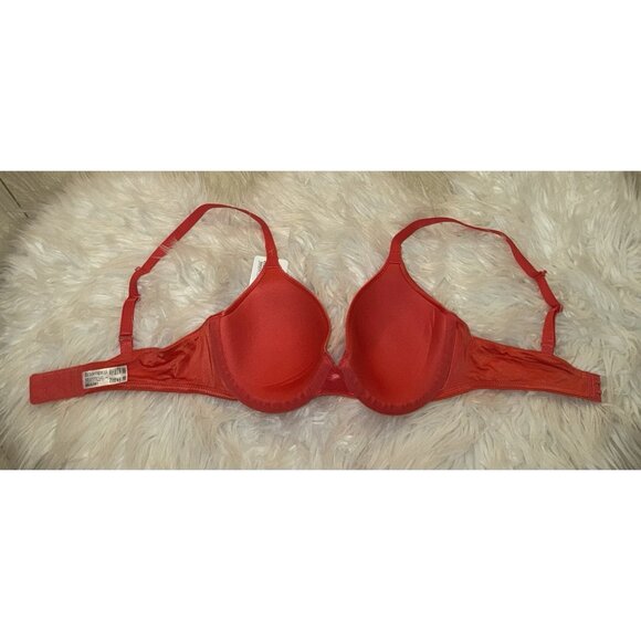 b.tempt'd Wacoal 953281 Future Foundation T-Shirt Bra Lined UW 32C Mango New Nwt - Picture 5 of 6